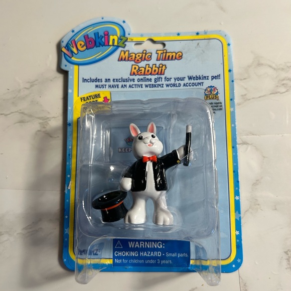 Webkinz Magic Time Rabbit Figurine - Picture 2 of 4